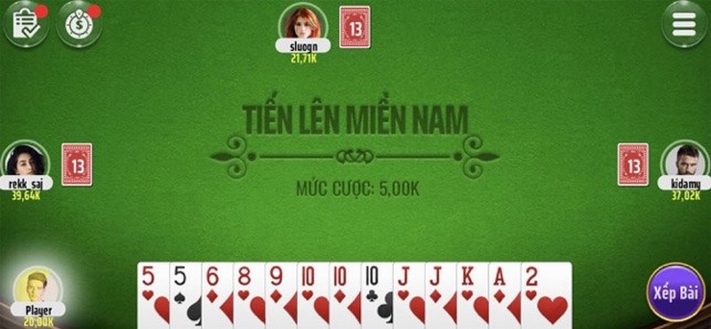 game danh bai tien len 1 Game đánh bài Tiến lên luôn là lựa chọn hàng đầu cho anh em